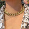 Collier Collier à maillons gourmette en or jaune 18 carats 16753-8983 58 Facettes 4986E3ABBD93483490AE3B21B21CD5A4