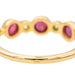 Bague 56 Bague Alliance Or jaune Rubis 58 Facettes 2991938CN