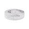 Bague 53 Bague pavage or blanc, diamants princesse. 58 Facettes 33993
