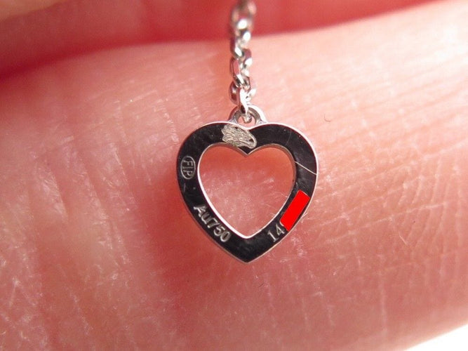 Collier collier FRED pretty woman xs en or blanc et diamant 58 Facettes 259314