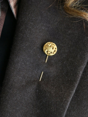 NOURY - Épingle à cravate chimère or jaune Néo Renaissance 58 Facettes 1159.6