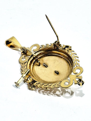 Pendentif Pendentif Napoléon III or ose 58 Facettes