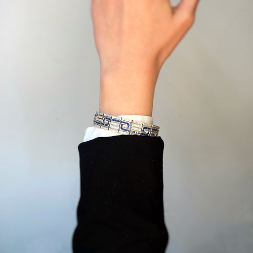 Bracelet Bracelet - Or, Saphirs & Diamants 58 Facettes 190328R