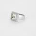 Bague 52 A.ROURE - Bague or blanc, aigue-marine et diamants 58 Facettes 240557