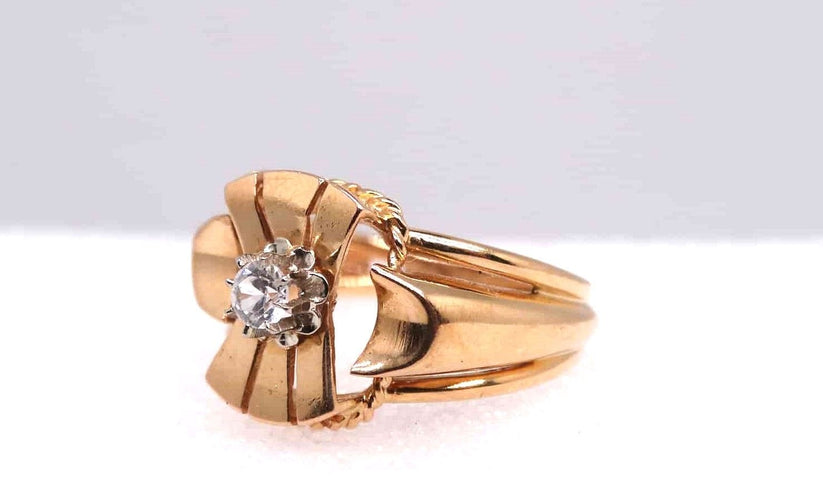 Bague 50 Bague Tank Oxyde de Zirconium 58 Facettes 11753