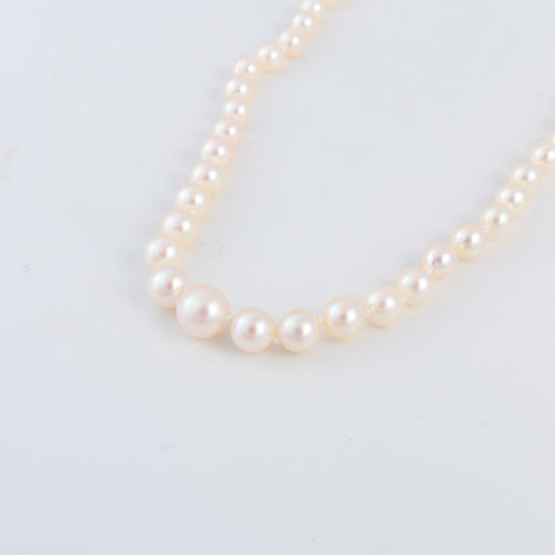 Collier Collier de perles de culture fermoir XIXème 58 Facettes