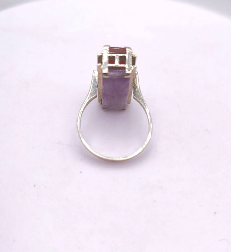 Bague 55 Bague reversible vintage or améthyste agate 58 Facettes