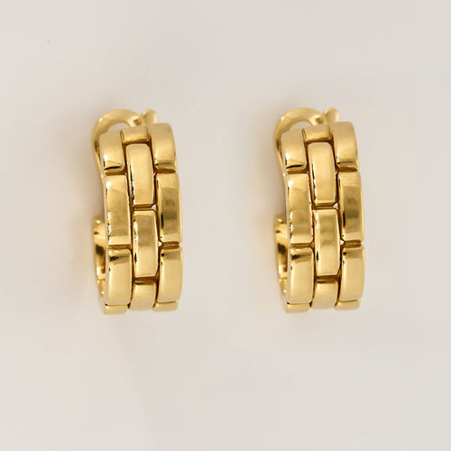 Boucles d'oreilles CARTIER - Maillon Panthère - Boucles d'oreilles en Or jaune 58 Facettes CAN12613
