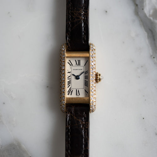 CARTIER - Klocka Tank Mini Allongée 