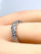 Bague 49 Demie alliance or blanc et diamants 58 Facettes AB635