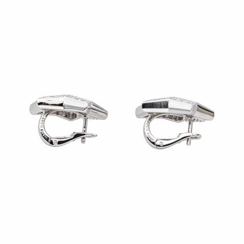 Fred Kolczyki Lucifer Białe Złoto Diament 