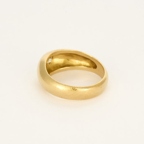 Guldring med diamanter 