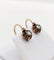 Boucles d'oreilles Dormeuses victoriennes or rose et diamant 58 Facettes A05396