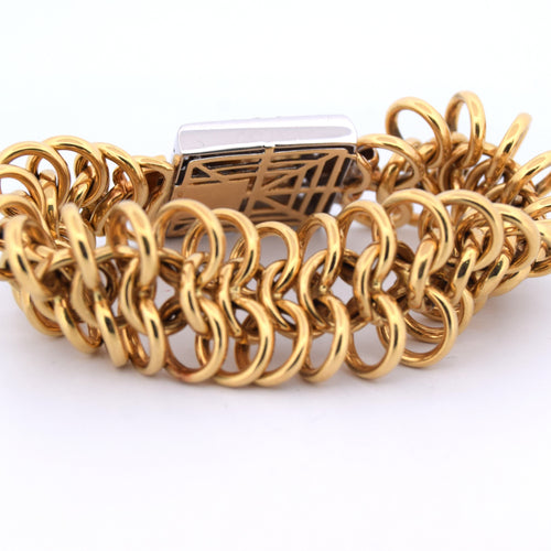 Bracelet BRACELET EN OR 18 KT ET DIAMANTS 58 Facettes