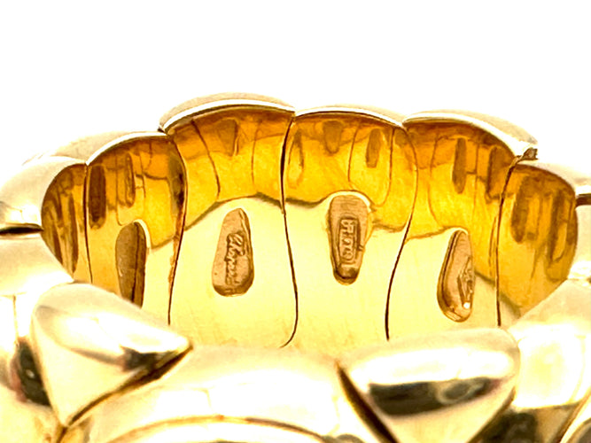 Bague 55 CHOPARD. Collection "Casmir", bague or et pierres de couleur 58 Facettes