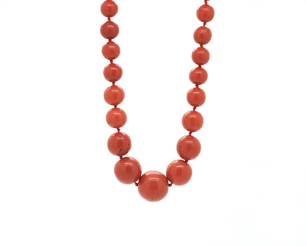 Collier Collier en corail rouge de Sardaigne 58 Facettes 13564