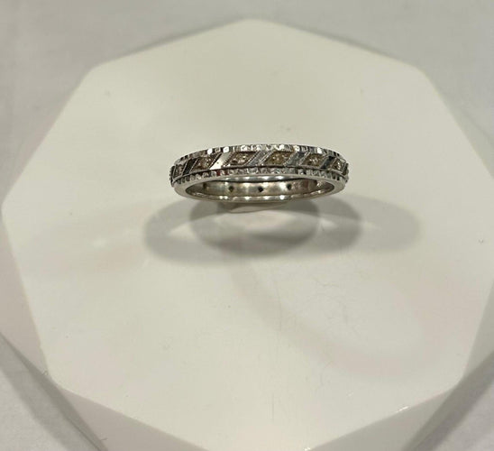 Bague Alliance or jaune diamants 58 Facettes LP367/10