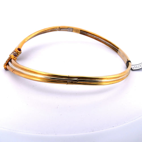 Piaget - Colar em ouro amarelo 18 quilates, diamantes e rubis 