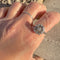 Bague 59.5 Bague de fiançailles Vintage or gris diamants 58 Facettes AA 1699