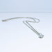 Collier Collier solitaire or blanc et diamant poire 0.60 ct 58 Facettes 240 570