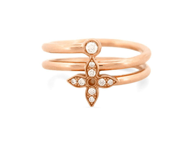 Bague 52 bague LOUIS VUITTON multi anneaux idylle blossom t52 en or rose 18k 58 Facettes 270099