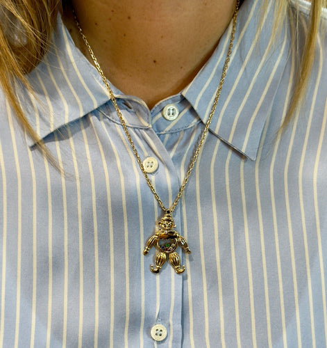 Collier Collier Chopard Happy clown or jaune 58 Facettes