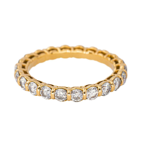 Bague 53 Bague Alliance américaine Or rose Diamant 58 Facettes 4286096CN