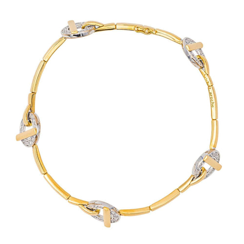 Bracelet Guy Laroche Bracelet  Or jaune, Or blanc Diamant 58 Facettes 4226567CN