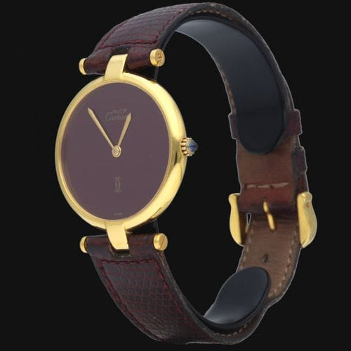 Montre Cartier Montre Must De Cartier Vermeil 58 Facettes MT41212