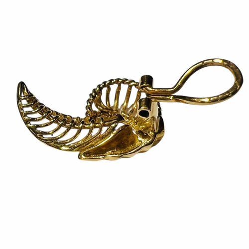 Boucles d'oreilles Boucles d’oreilles or jaune feuillage à volutes, clips, années 1950 58 Facettes