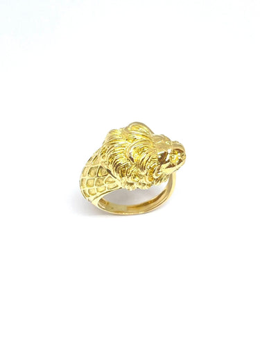 Bague 55 Bague en or jaune Dragon 58 Facettes
