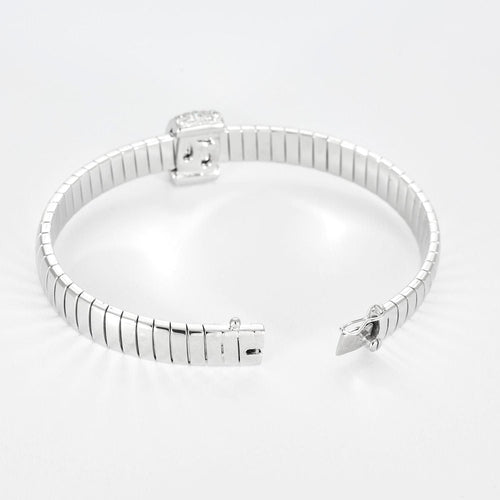 Bracelet Bracelet or blanc diamants 58 Facettes