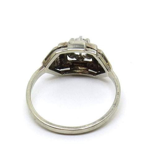 Bague Bague en or blanc et diamant 58 Facettes