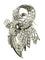 Broche Broche vintage double clips or, platine et diamants 7.5ct 58 Facettes