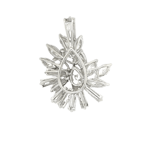 Pendentif Pendentif Cocktail platine et diamants 58 Facettes 1.0002595/5