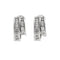 Boucles d'oreilles Boucles d'oreilles en or blanc et diamants 58 Facettes VIL0771