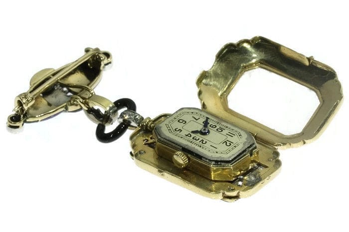 Montre Échos d'élégance : montre Art déco viennoise inspirée de Boucheron 58 Facettes 11151-0001