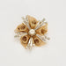 Broche Broche Rayonnante Or Deux Tons Diamants 58 Facettes GU108