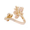 Bague 49 Bague Chaumet, « Hortensia Aube rosée », or rose, diamants, saphir rose et opales roses. 58 Facettes 34900