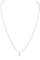Collier collier or blanc diamant solitaire 58 Facettes 092941