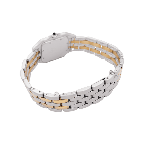 Montre Montre Cartier, "Panthère", acier, or. 58 Facettes 34383