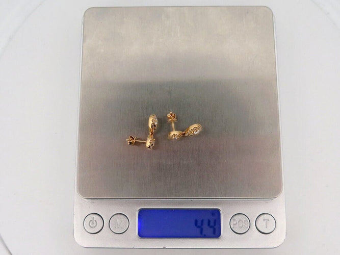 Boucles d'oreilles boucles d'oreilles es 58 diamants 0.85ct or jaune 18k 4.4gr s 58 Facettes 268063