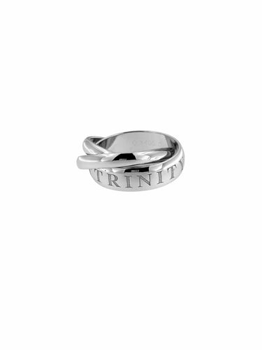 Bague 50 Bague Cartier Amour et Trinity en or blanc 58 Facettes