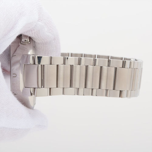 Montre Louis Vuitton - Montre chronographe Tambour Voyage en acier 58 Facettes