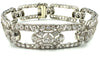 Bracelet Bracelet Art-Déco platine et diamants (9.4ct) 58 Facettes
