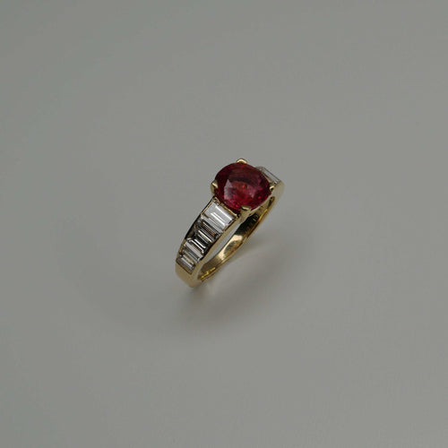 Bague VAN CLEEF & ARPELS - Bague Spinelle rouge orangé 58 Facettes DV0438-2