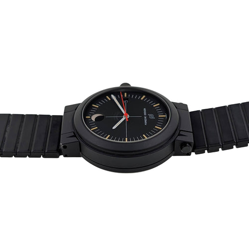 Montre IWC Porsche Design Schaffhausen IW 3551 Porsche Design Moonphase Compass Rare Version IW3551 58 Facettes