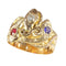 Bague 58 Bague Serpent Victorienne : Un Trio Symbolique en Or 58 Facettes 24137-0077