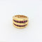 Bague 53 VERNEY - Bague en or jaune et rubis 58 Facettes 28795