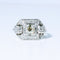 Bague 57 Bague Art-Déco Or blanc Platine et Diamants 0.50 ct 58 Facettes 240 370